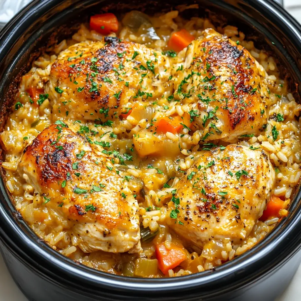 Creamy Chicken and Rice Casserole for Easy Family Dinners