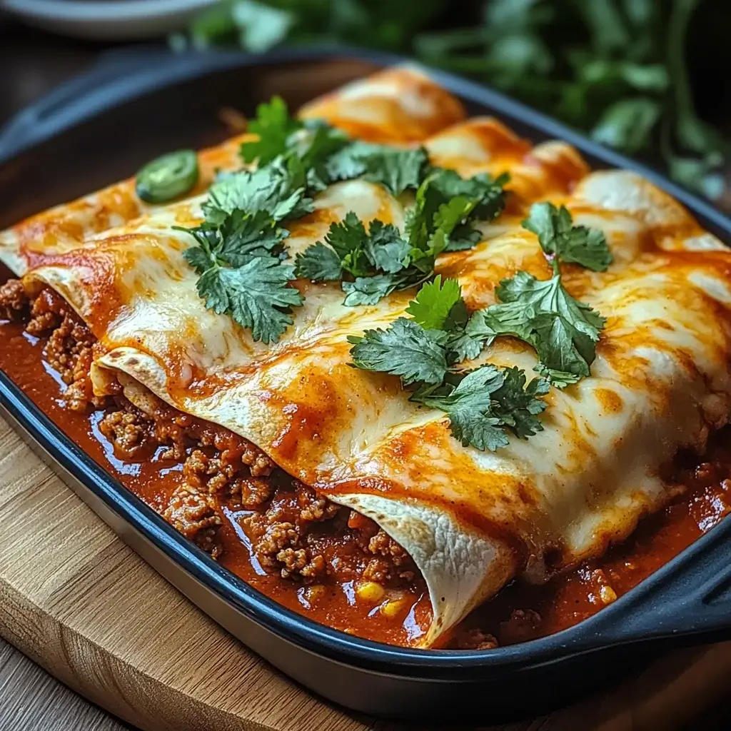 Delicious Ground Beef Enchiladas that Everyone Will Love!