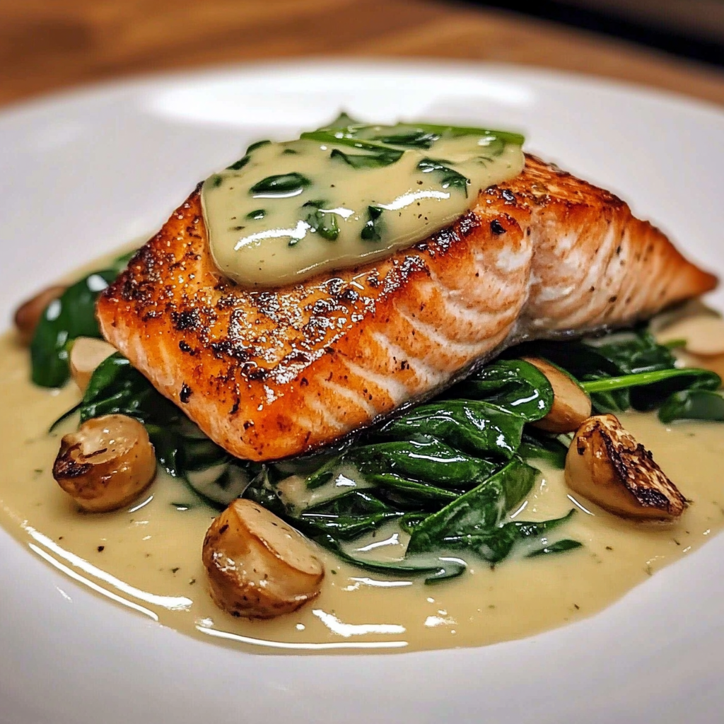 Garlic Butter Salmon with Spinach: A Delicious Recipe!