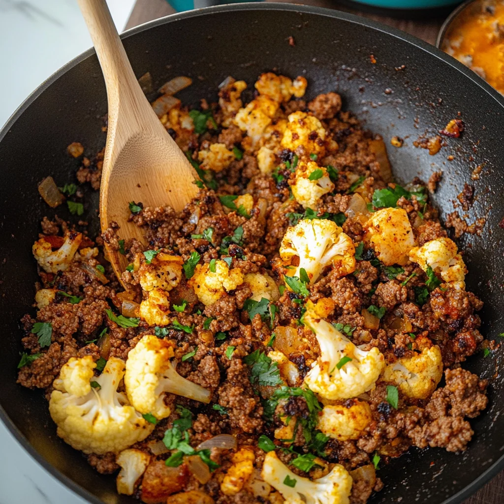 Ground Beef and Cauliflower Skillet: A Delicious, Healthy Recipe!