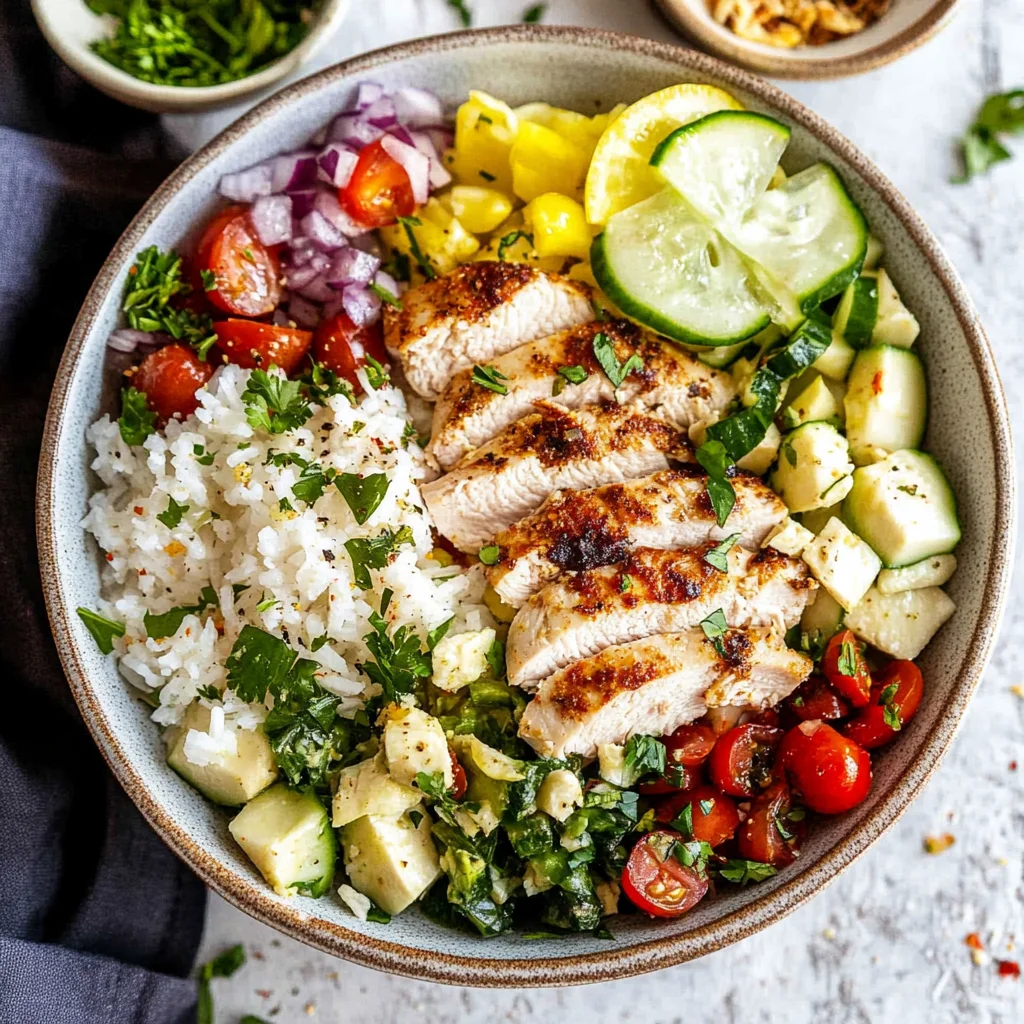 Mediterranean Chicken Bowls: Discover This Flavorful Recipe!
