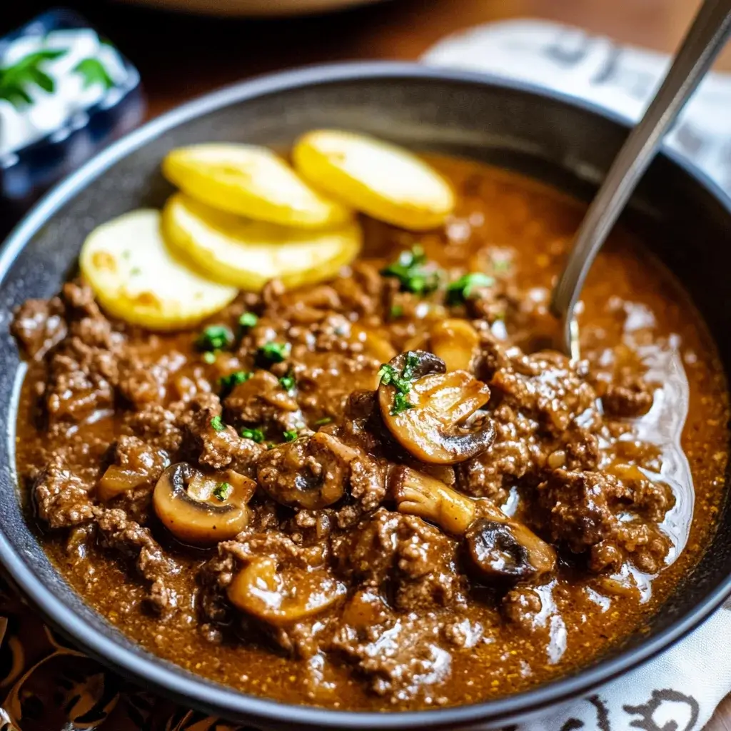 Mustard Beef with Mushrooms: A Creamy Delight Awaits!