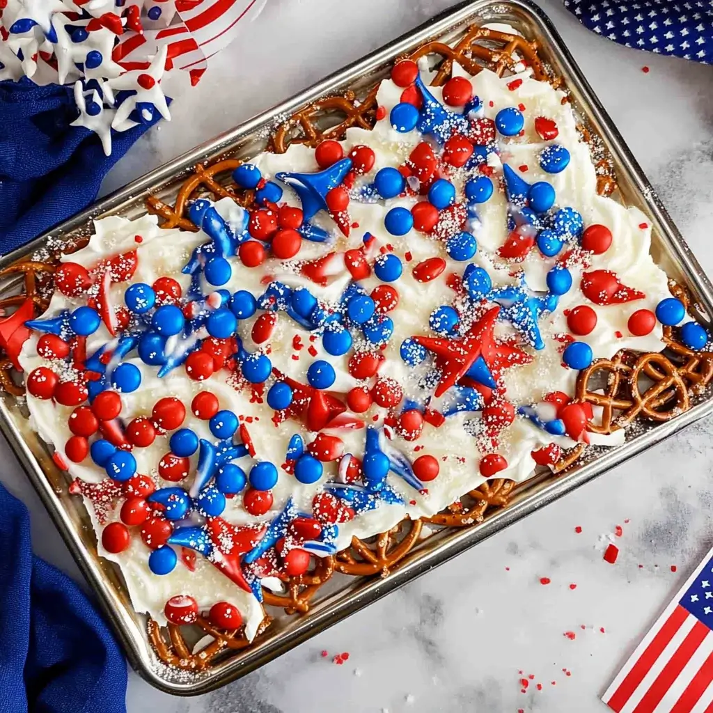 Patriotic Pretzel Bark: A Festive Treat You’ll Love!
