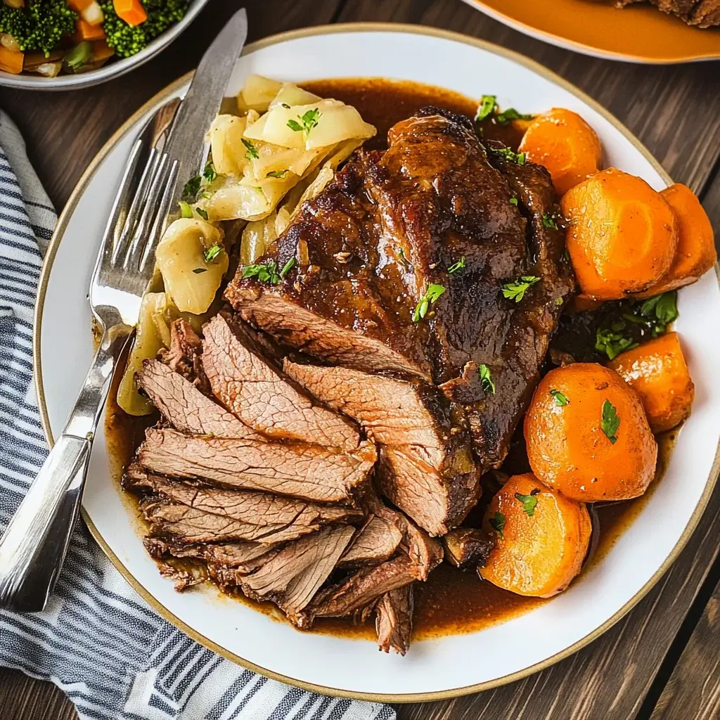 Savory Slow Cooker Beef Roast that Melts in Your Mouth!