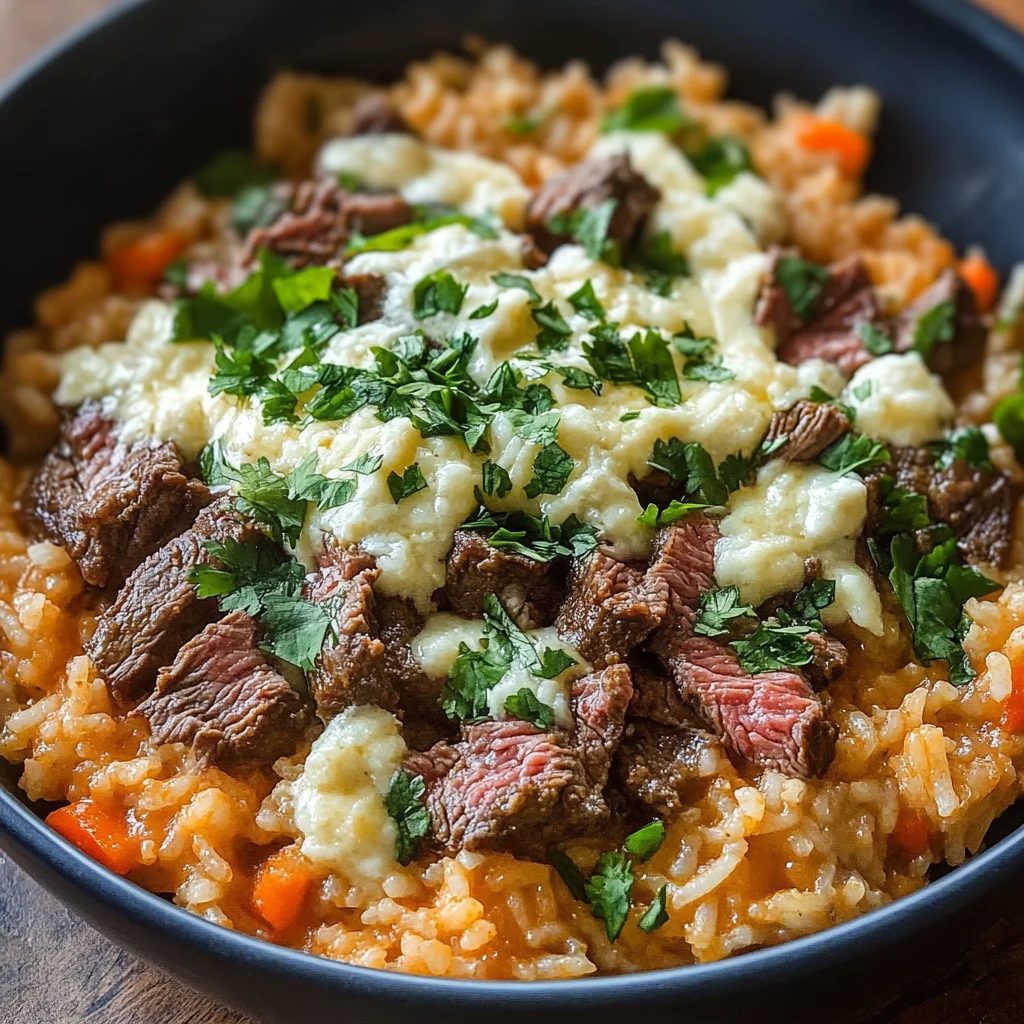 Steak Queso Rice Bowl: A Flavorful Meal You’ll Love!