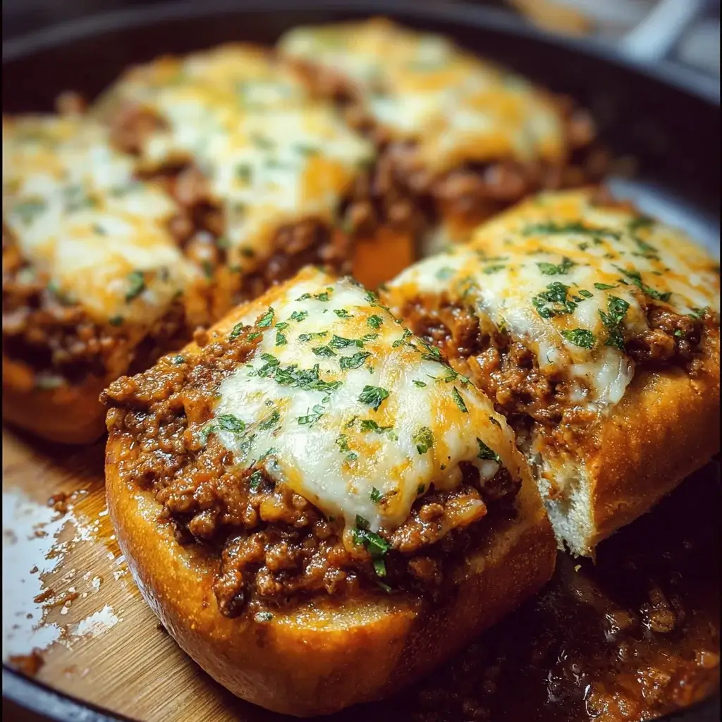 Buttery Garlic Bread Sloppy Joe Bake: A Tasty Twist!