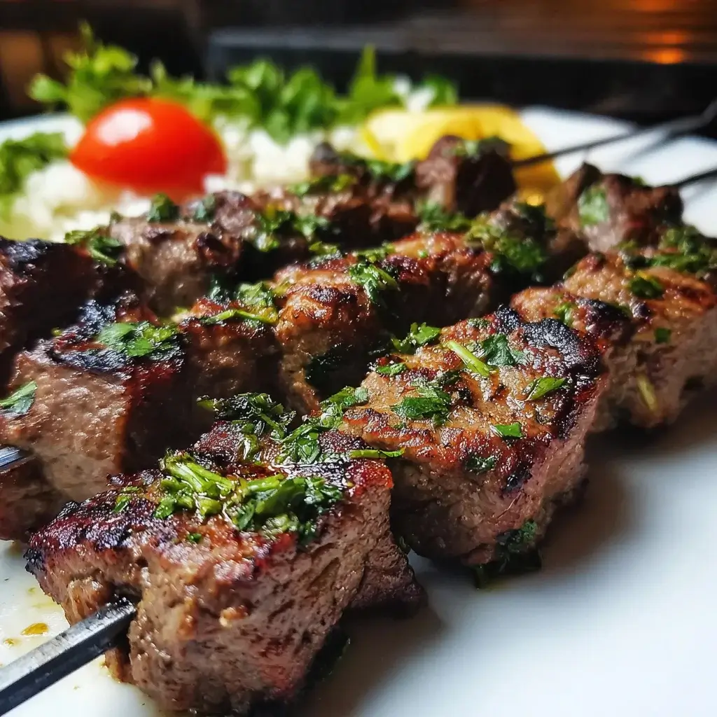 Char-Grilled Greek Lamb Souvlaki Skewers that Wow!
