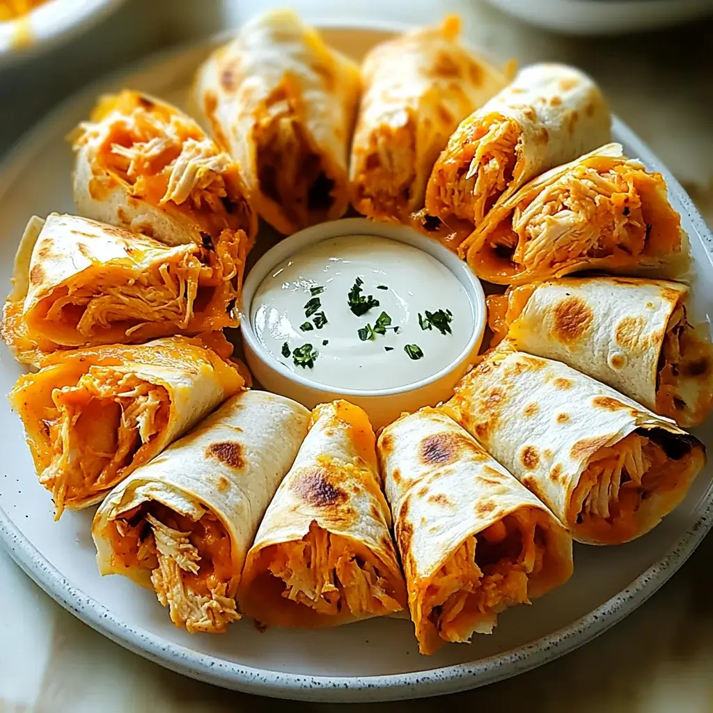 Cheesy Buffalo Chicken Quesadilla Ring: A Spicy Delight!
