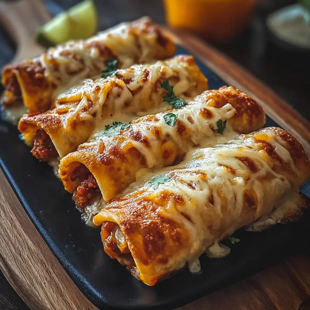 Cheesy Taco Rolls with a Crispy Finish that Delight!