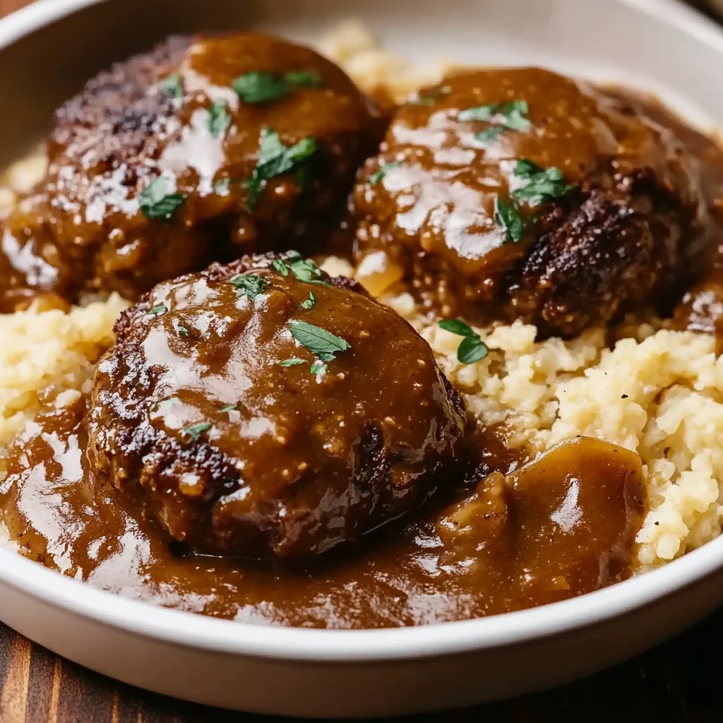 Classic Salisbury Steak with Rich Mushroom Sauce: Discover the Secrets to a Flavorful Meal!