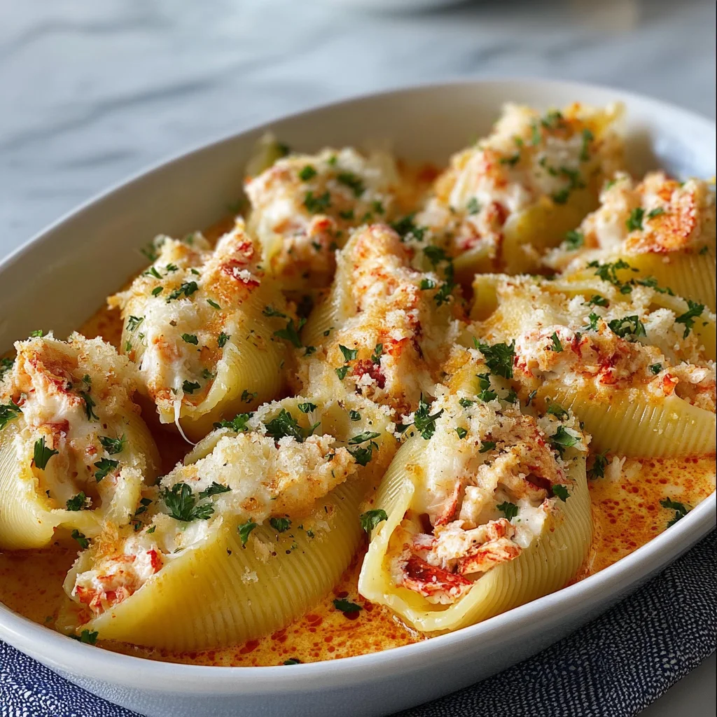 Creamy Baked Lobster Stuffed Shells: A Delightful Recipe!