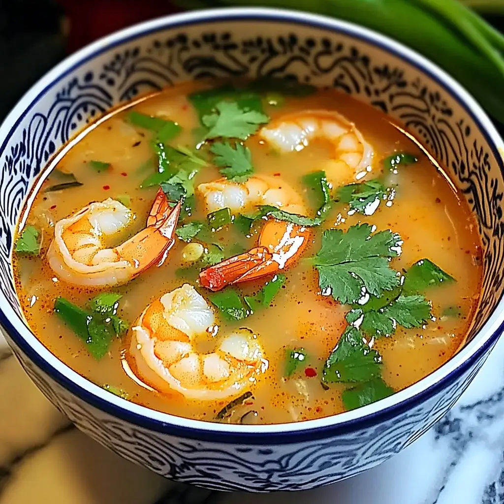 Fiery Thai Shrimp and Coconut Soup: A Flavor Explosion!