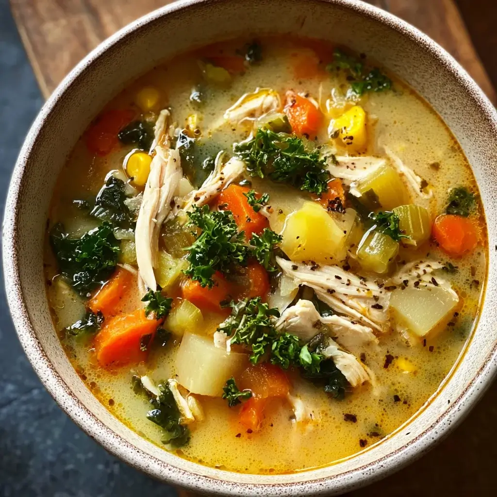 Hearty Chicken and Vegetable Soup: A Comforting Delight!