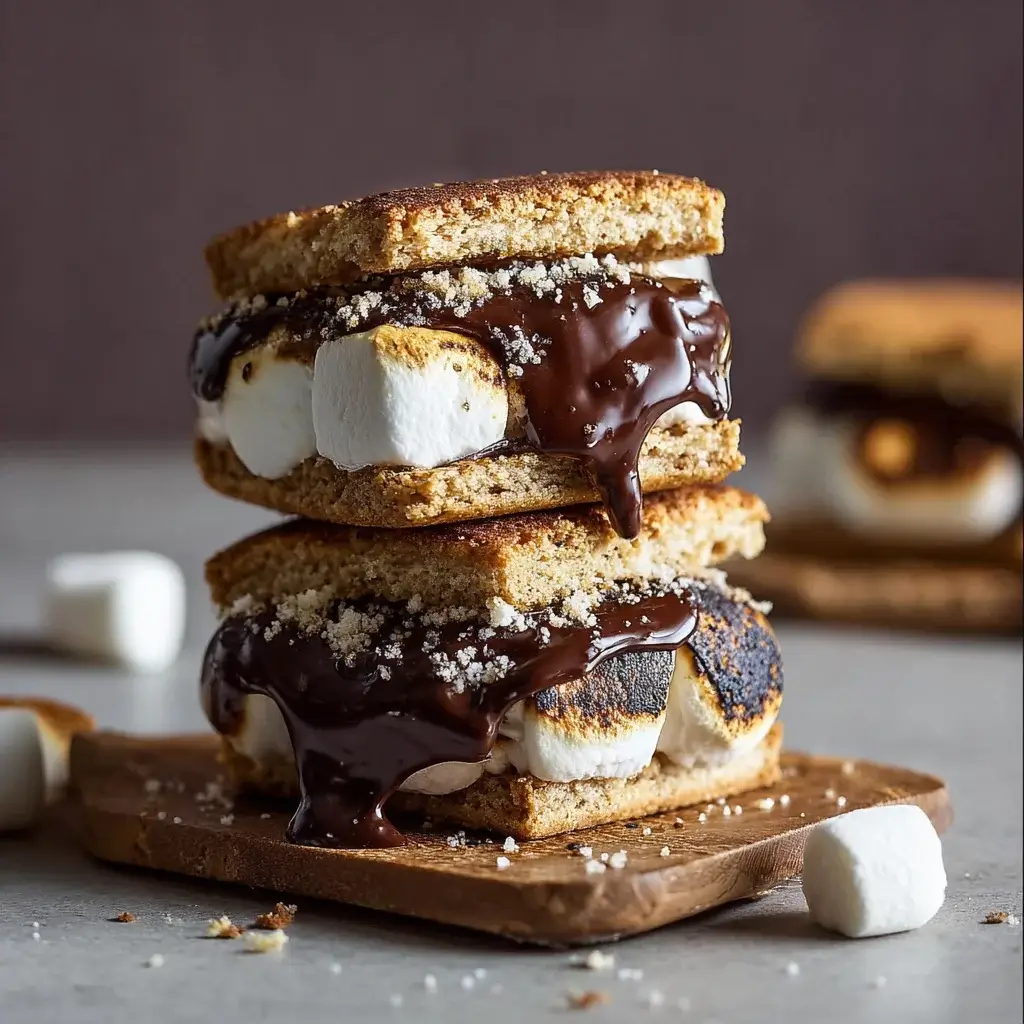 Indulgent Chocolate Graham Cracker S'mores Sliders Delight!