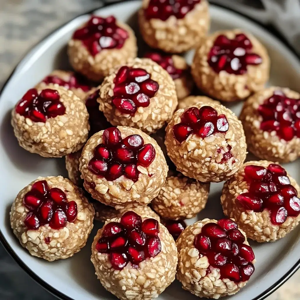 Pomegranate Tahini Almond Bites: Irresistibly Healthy Treats!