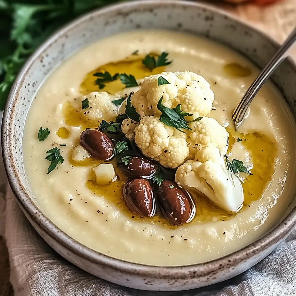 Silky Golden Cauliflower Velouté: A Creamy Delight!