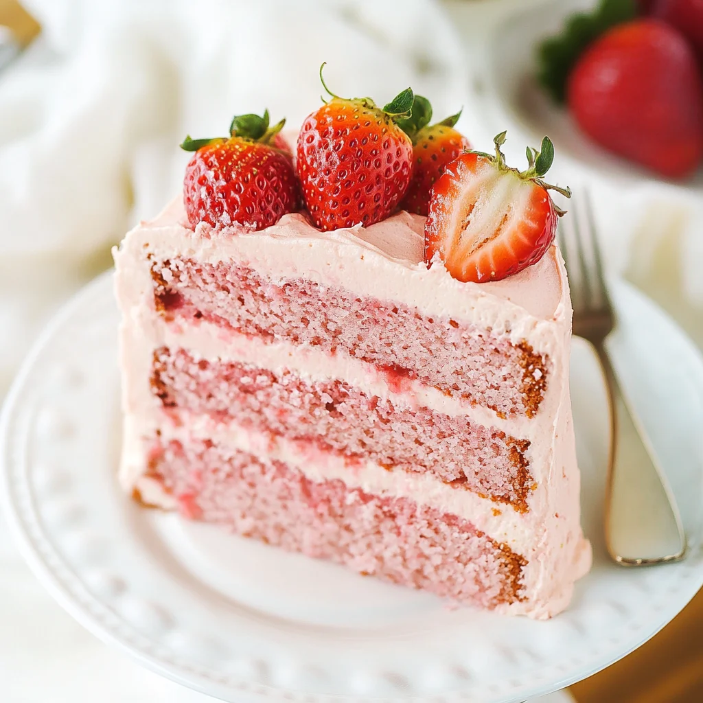 Strawberry Bliss Cake: Enjoy a Slice of Happiness!