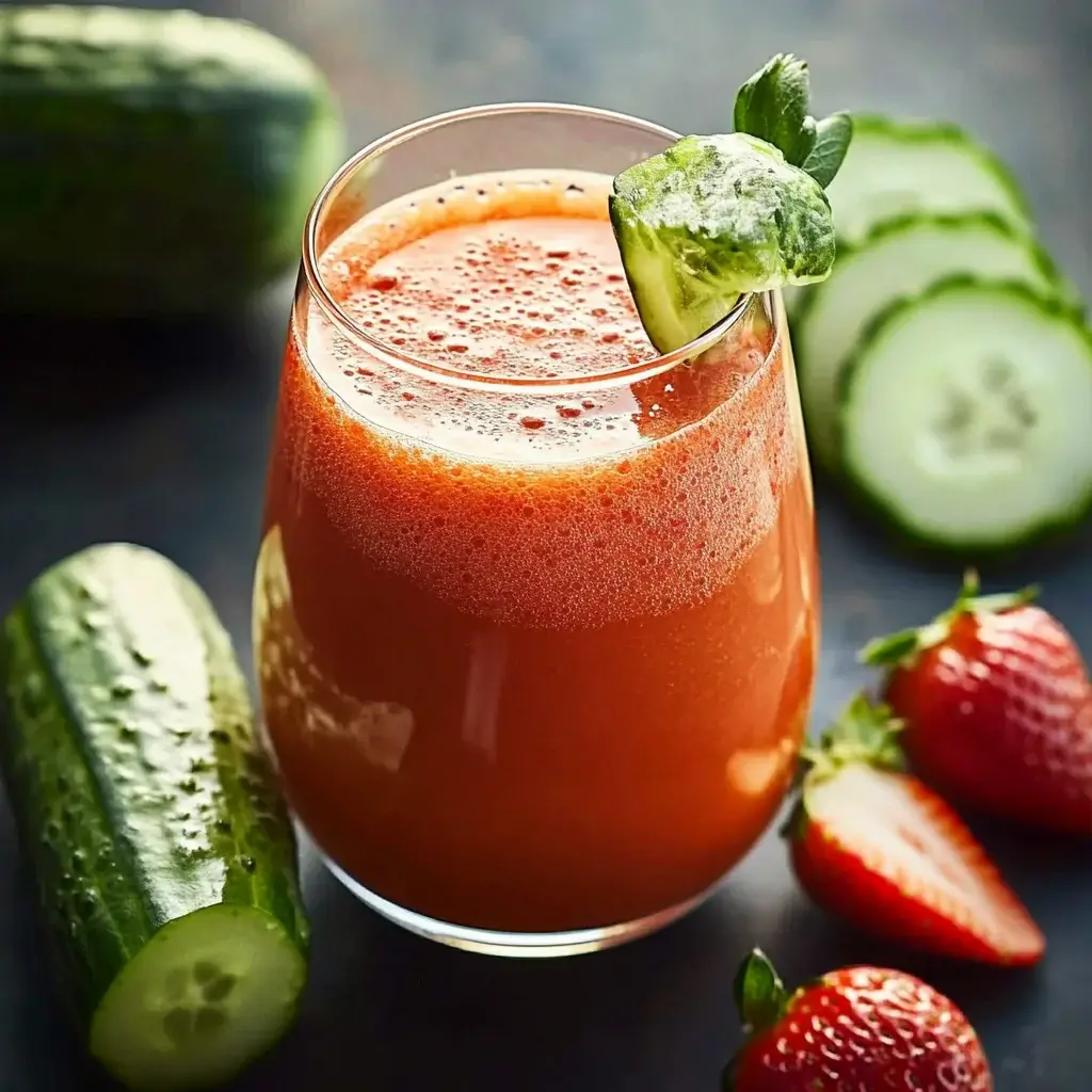Vibrant Strawberry Cucumber Hydration Elixir Recipe Awaits!