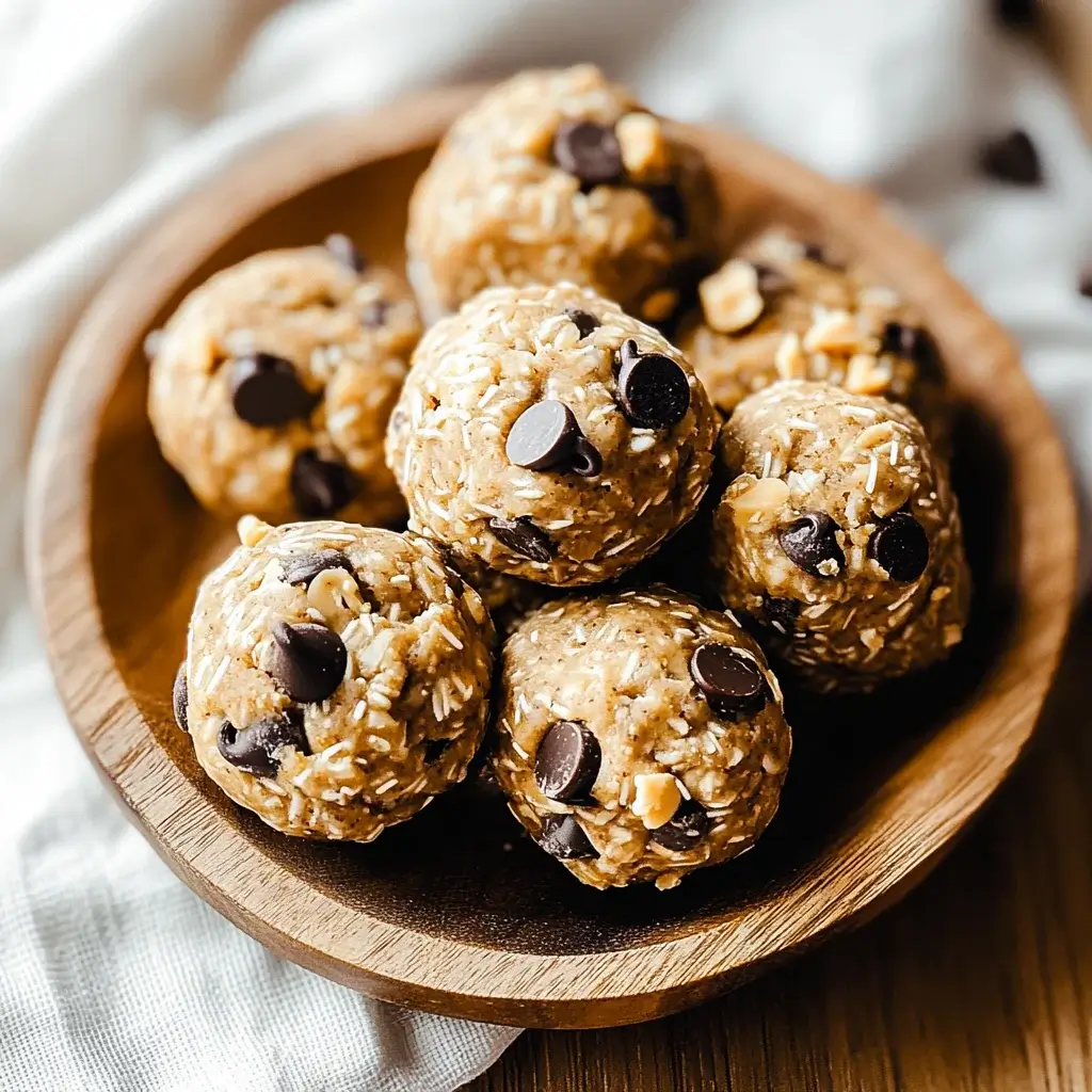 Chewy Chocolate Chip Peanut Butter Protein Bites: Easy Recipe!