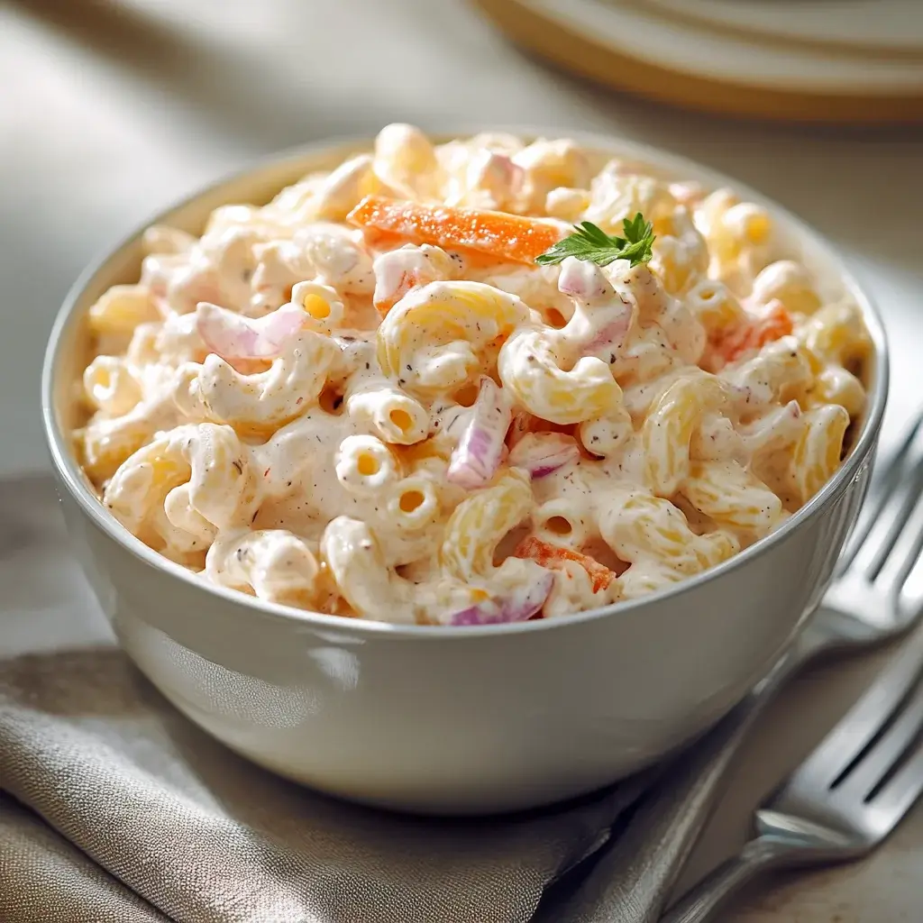 Creamy Hawaiian Macaroni Salad with a Sweet Twist Thrills!