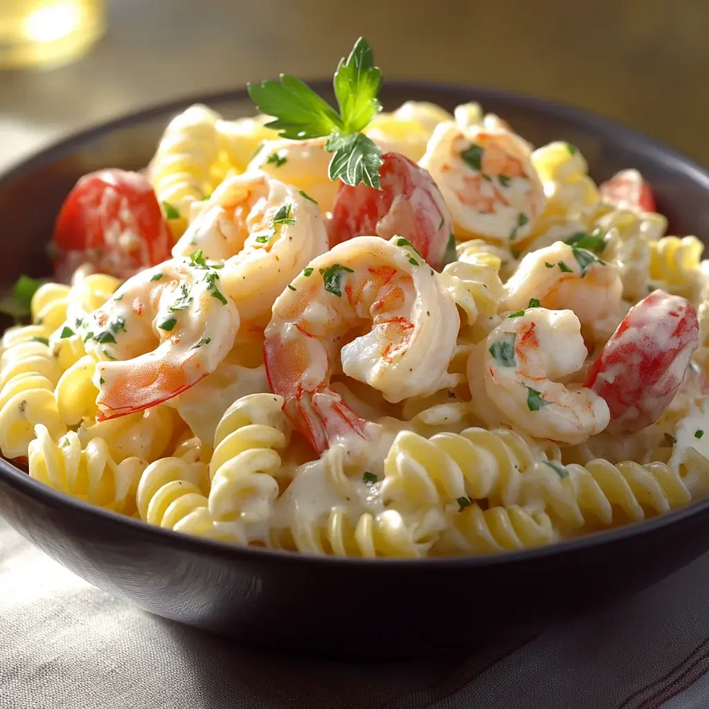 Creamy Shrimp Louis Pasta Salad that Everyone Will Love!