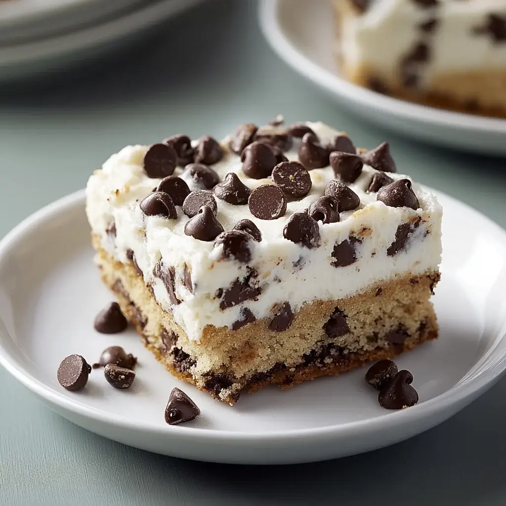 Decadent Chocolate Chip Cookie Delight with a Creamy Twist to Satisfy Your Sweet Cravings!