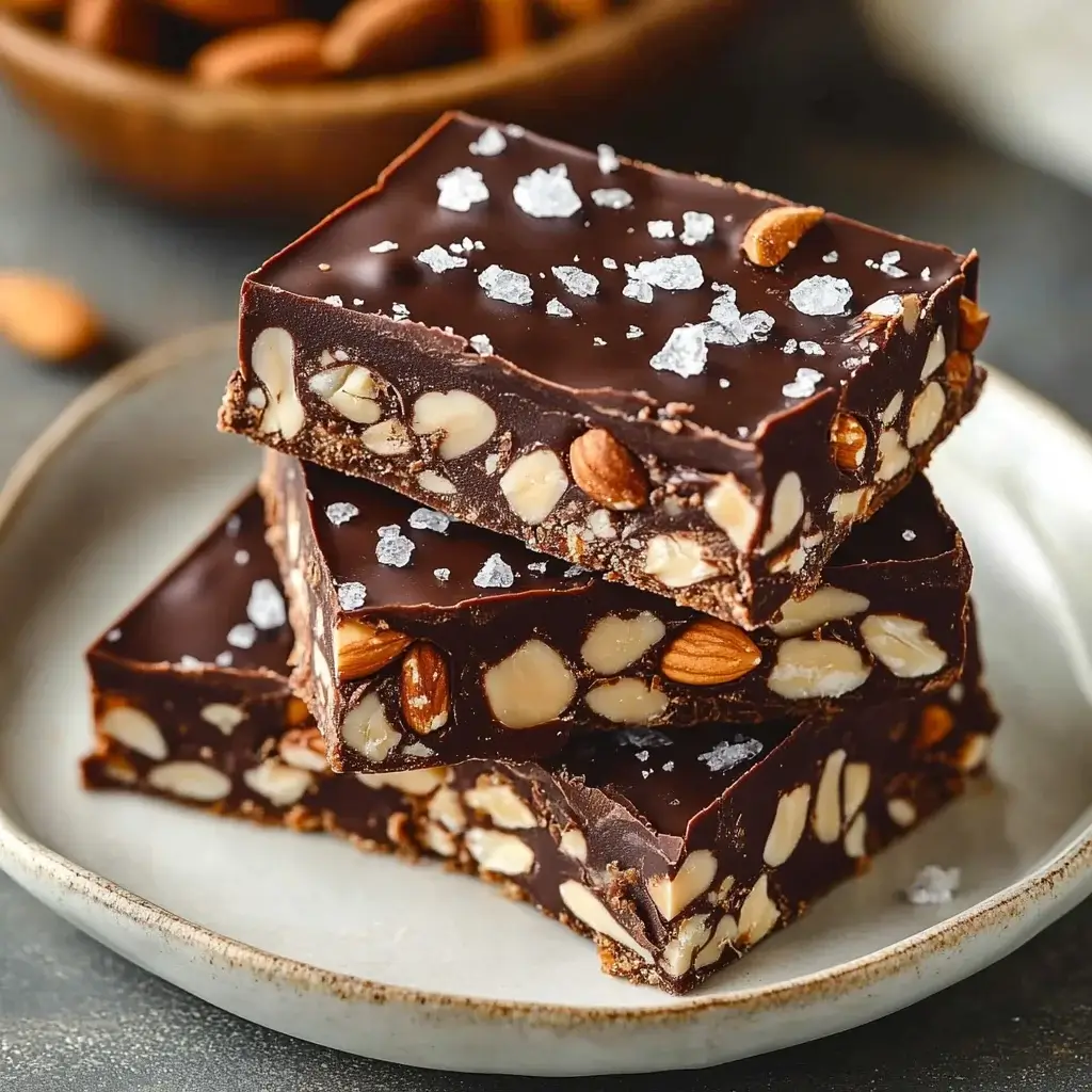 Decadent Dark Chocolate Sea Salt Nutty Bars Recipe Revealed!
