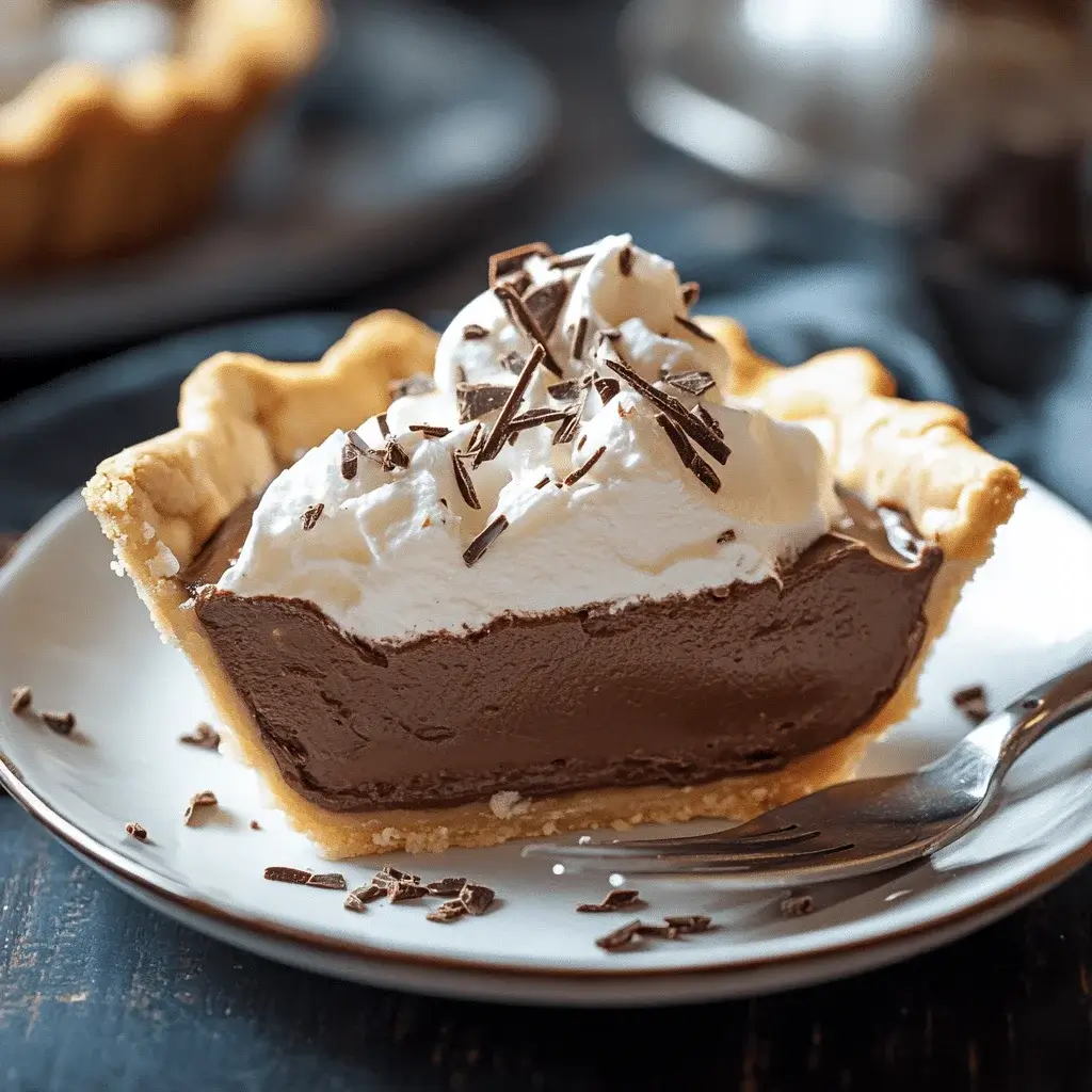 Decadent Microwave Chocolate Cream Pie: A Quick Delight!