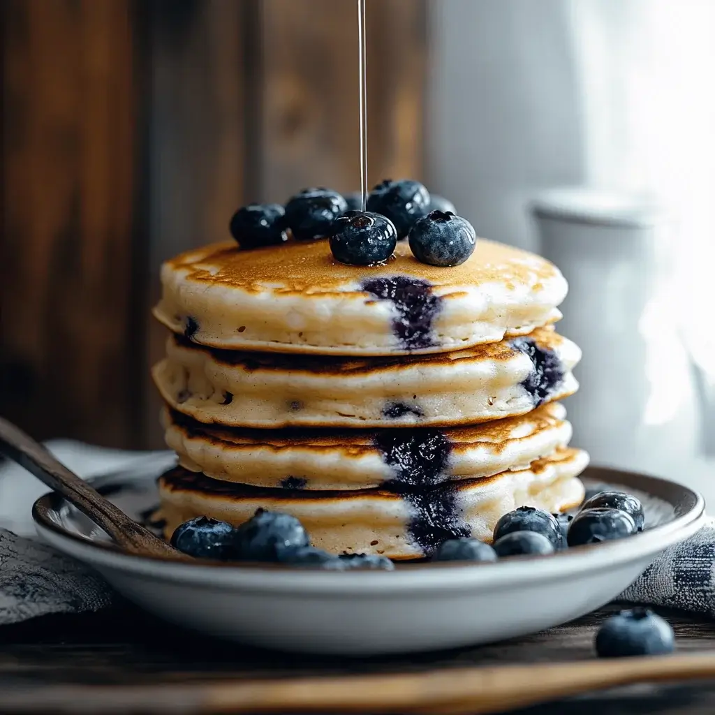 Fluffy Buttermilk Blueberry Pancakes: Make Mornings Delightful!