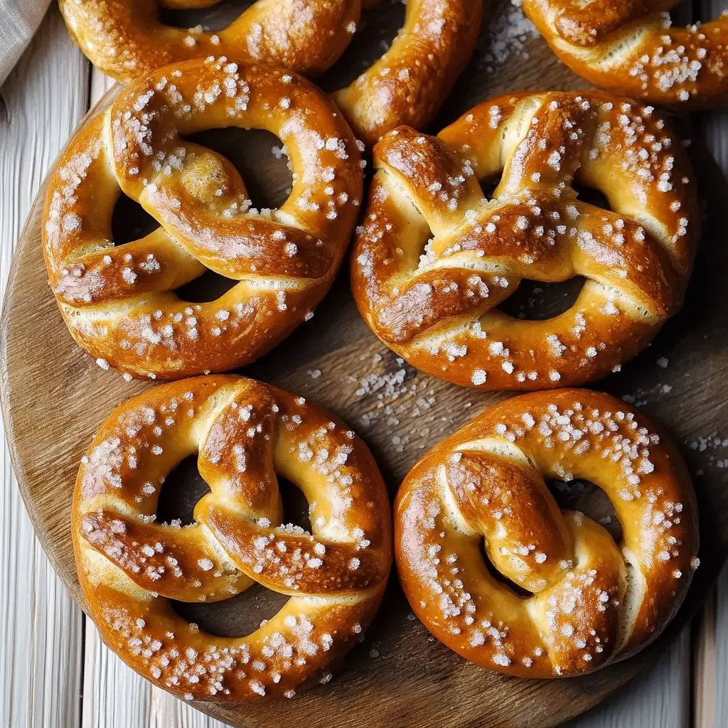 Golden Salted Soft Pretzels with Buttery Crust: Easy Recipe!