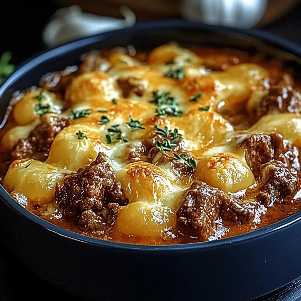 Hearty Angel Beef Casserole with Cheesy Delight made easy!