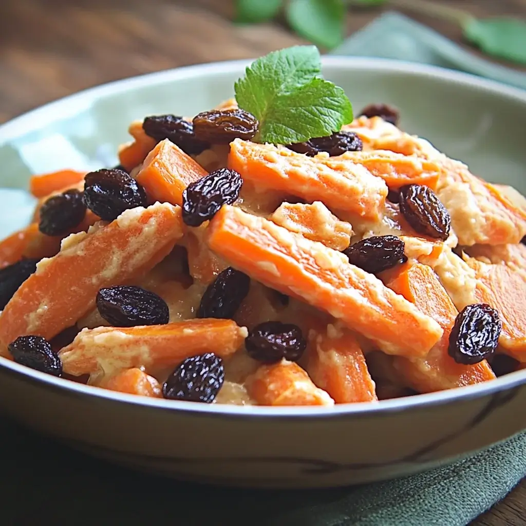 Sweet Carrots with Raisins and Honey - A Delicious Side Dish!