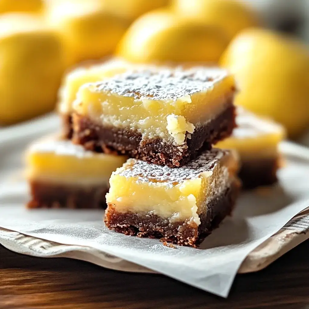 Zesty Lemon Brownies: Discover Your New Favorite Dessert!