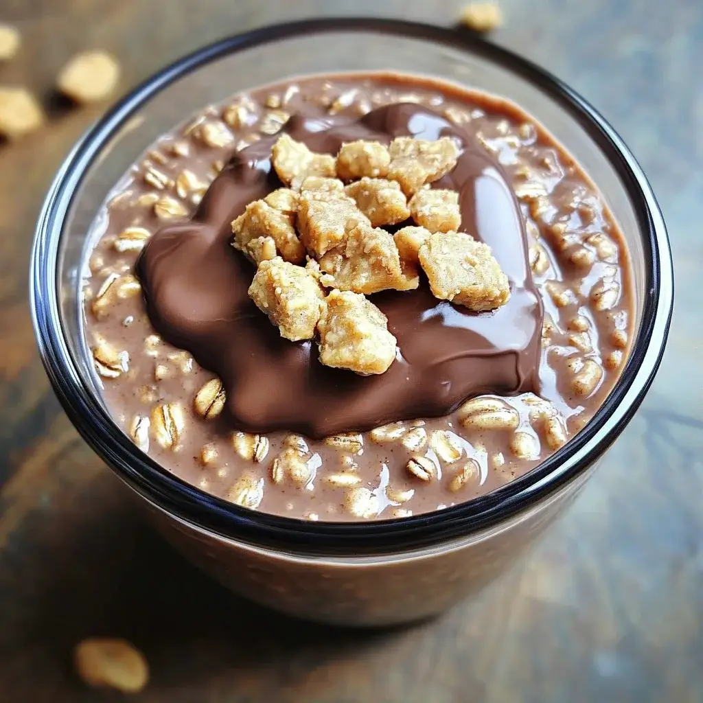Creamy Chocolate Peanut Butter Protein Oats Recipe That Excites