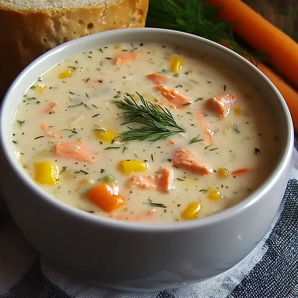 Creamy Salmon Chowder with Fresh Herbs: A Delightful Recipe!