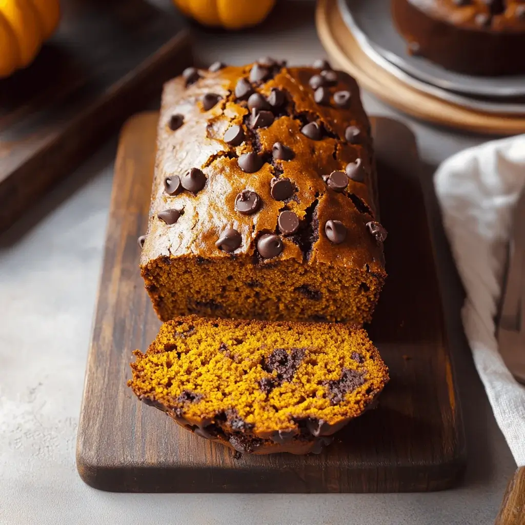 Delightful Chocolate Chip Pumpkin Loaf: Bake Today!