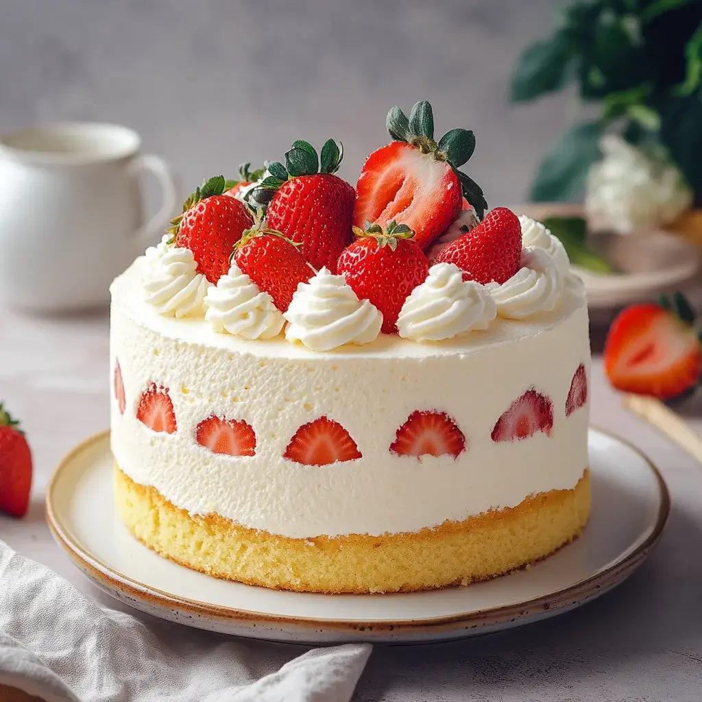 Fluffy Japanese Strawberry Cream Cake: A Must-Try Delight!