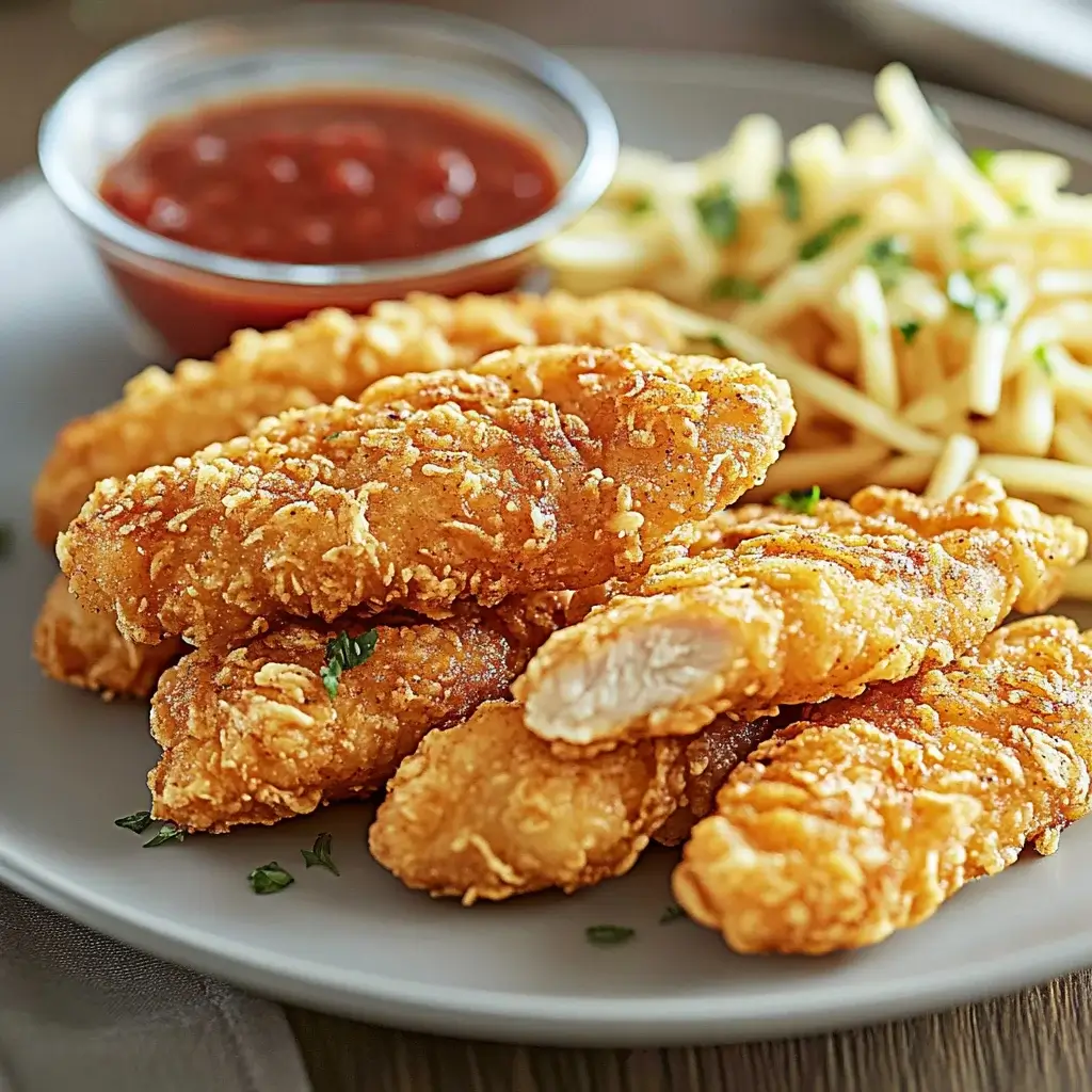 Golden Crunch Chicken Tenders with Spiced Marinade Recipe That Will Delight You!