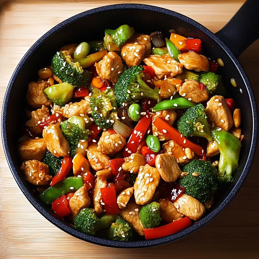 Savory Chicken Stir-Fry with Colorful Veggies made easy!