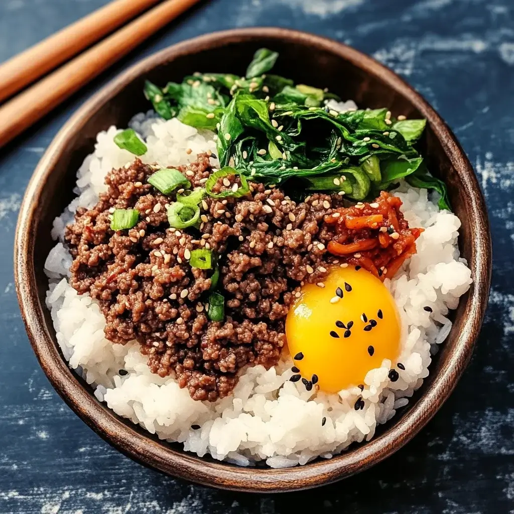 Savory Korean Ground Beef Rice Bowls that Delight!