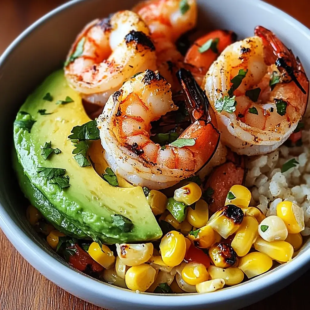 Smoky Grilled Shrimp with Fresh Avocado Delights!