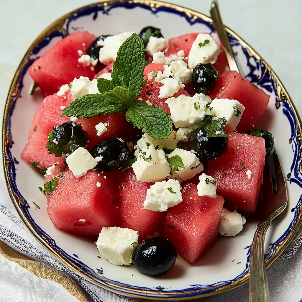 Watermelon Feta Mint Salad: A Refreshing Delight!