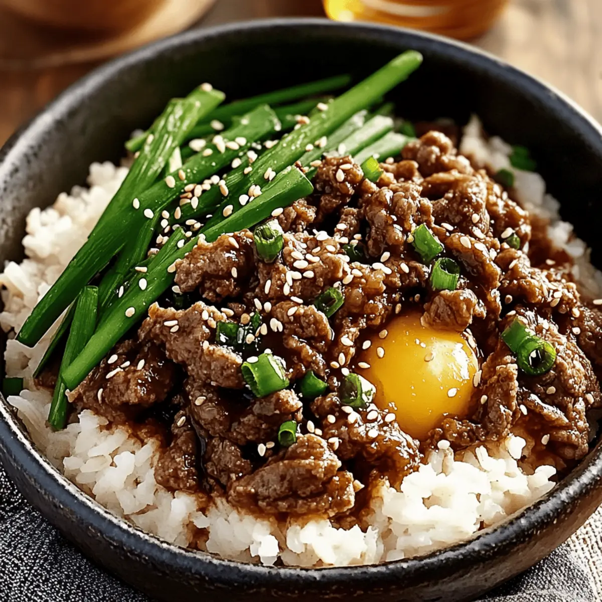 Quick Korean Beef Bowls