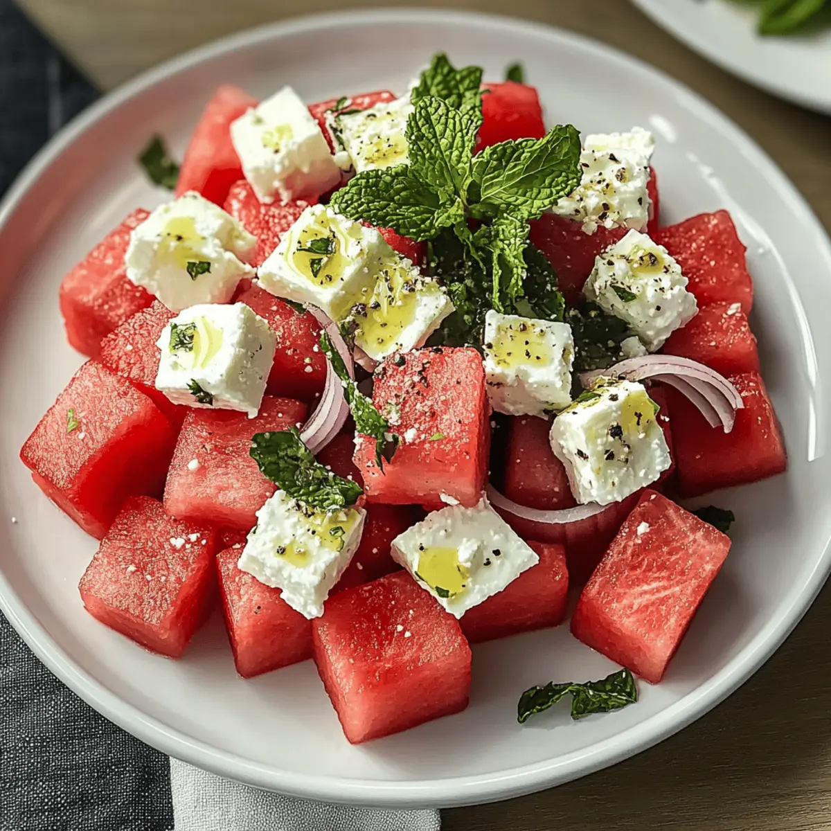 Refreshing Watermelon Salad That Will Brighten Your Day