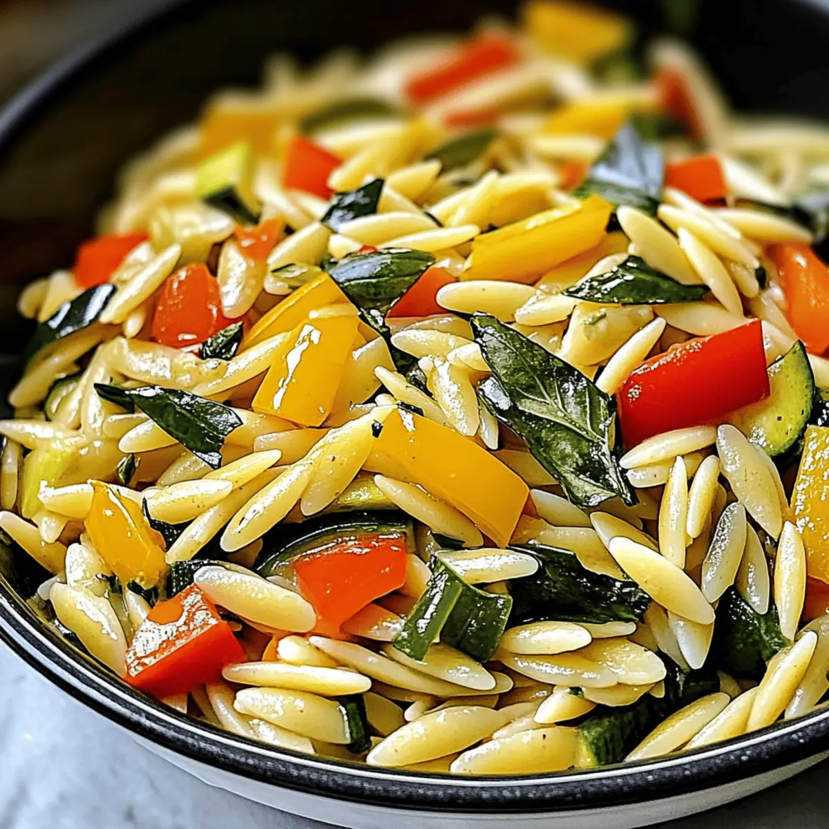 Zesty Lemon Garlic Orzo: A Bright and Fresh Dinner Delight