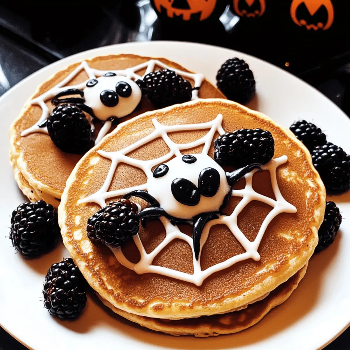 Easy Spider Pancakes