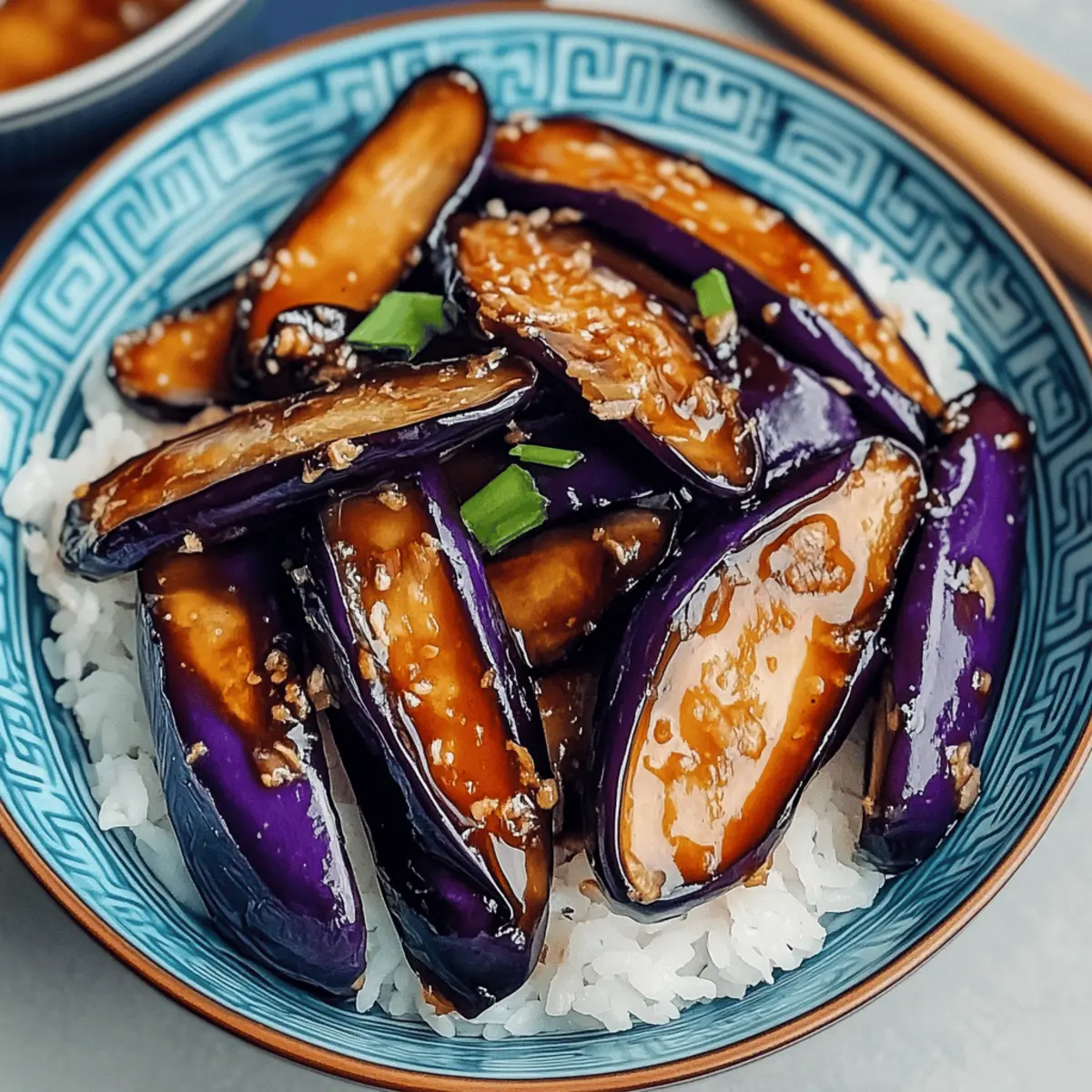 Crispy Chinese Eggplant with Garlic Sauce for Quick Vegan Bliss