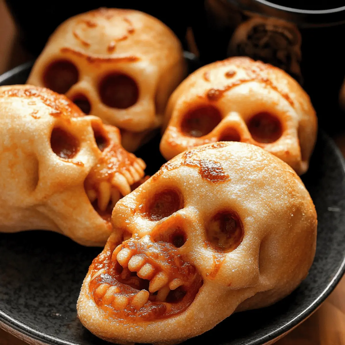 Spooktacular Halloween Pizza Skulls – Fun and Customizable Treats