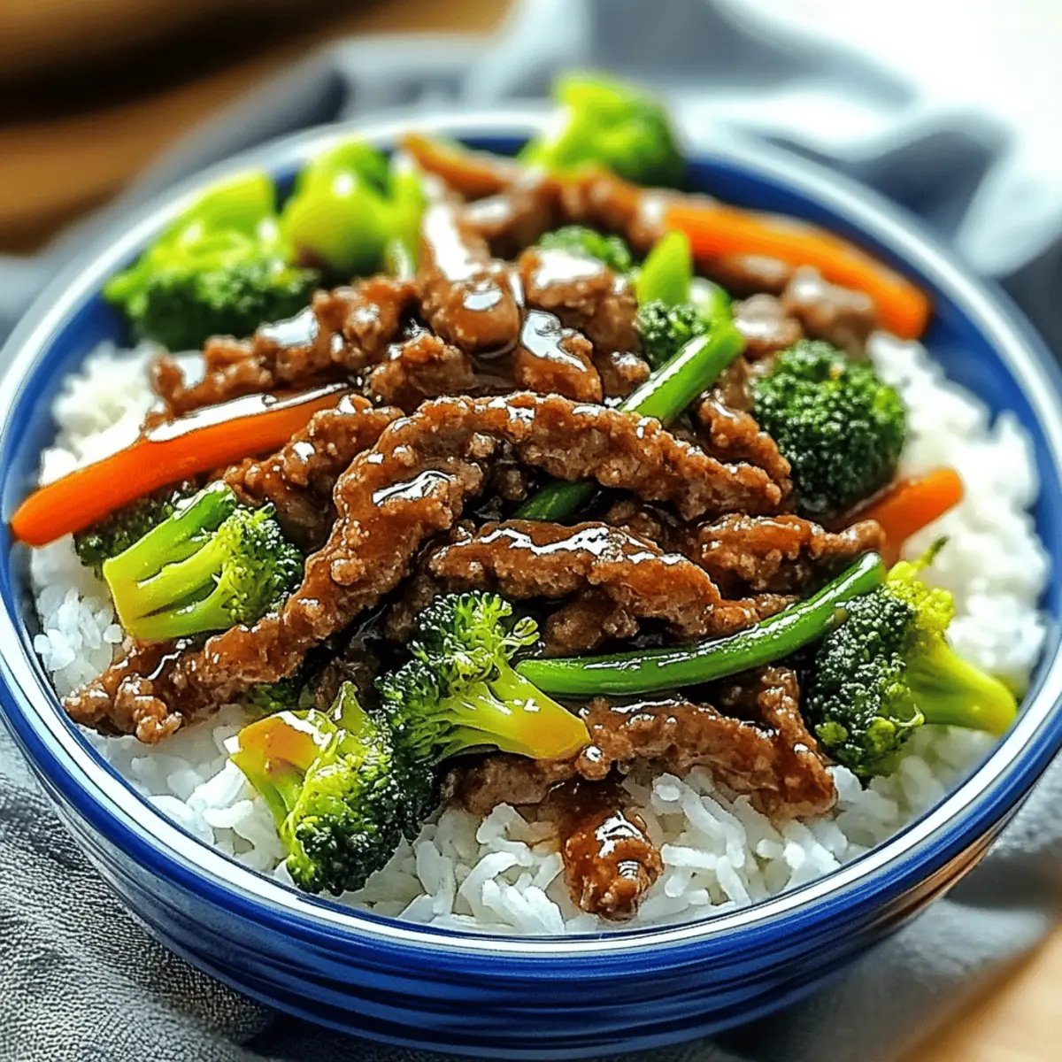 Ground Beef and Broccoli Stir Fry