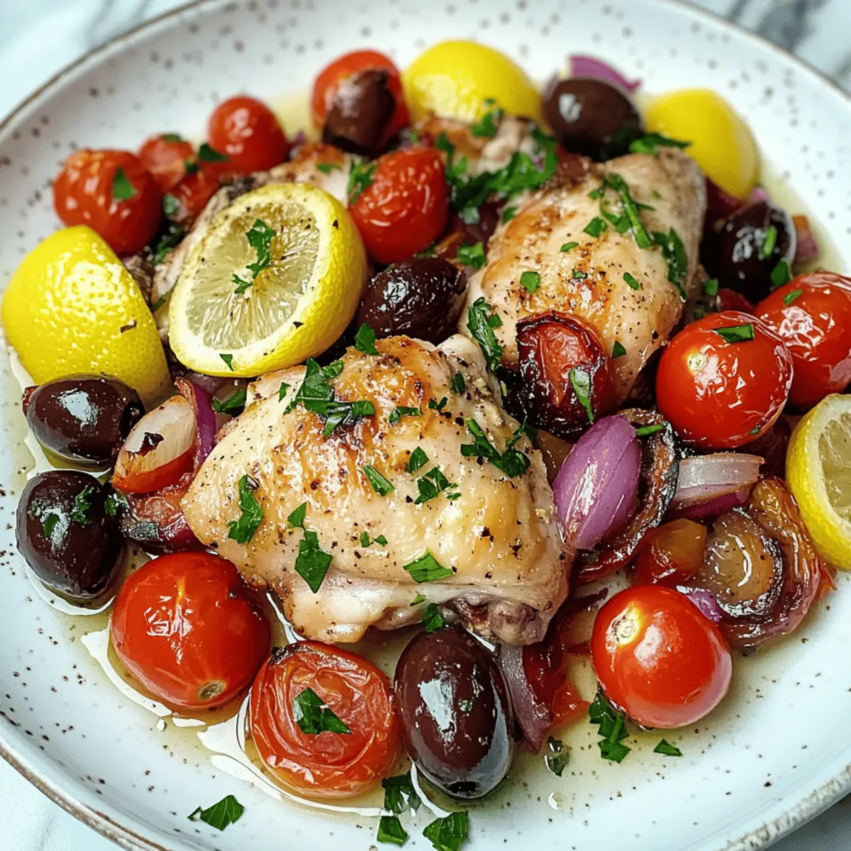 Easy Mediterranean Chicken Sheet